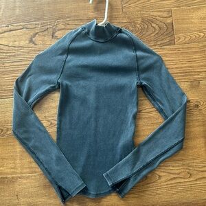 Free People Pixie Tee turtleneck XS black We the Free